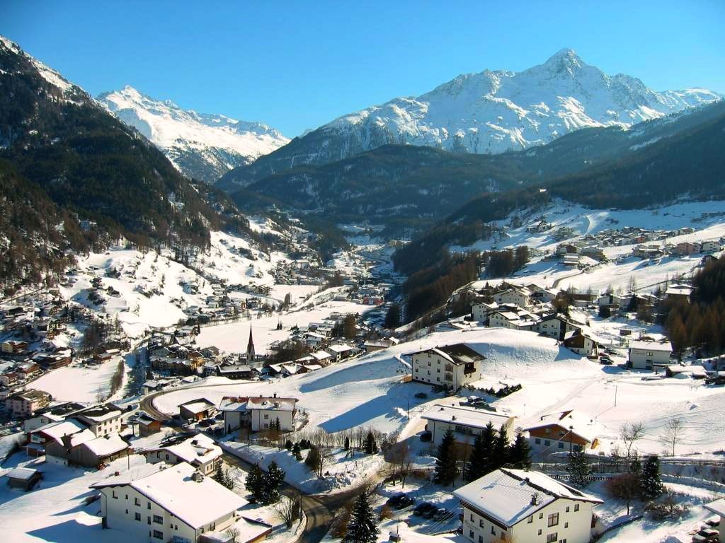 Sölden kayak merkezi, Avusturya
